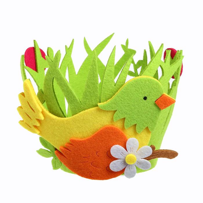 Пасхальная корзинка «Птичка» 15×15×13 см
Пасхальная корзинка «Птичка» 15×15×13 см