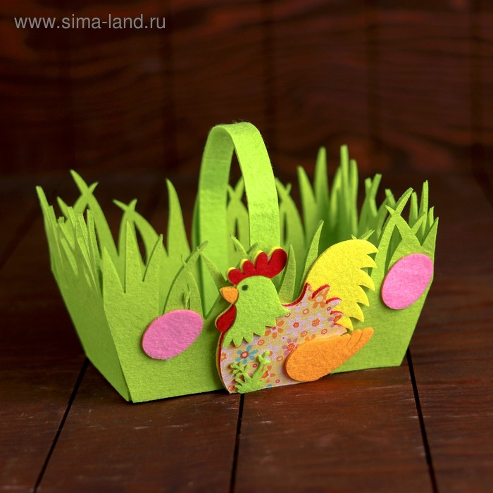 Пасхальная корзинка «Курочка» 16×20×11 см
Пасхальная корзинка «Курочка» 16×20×11 см