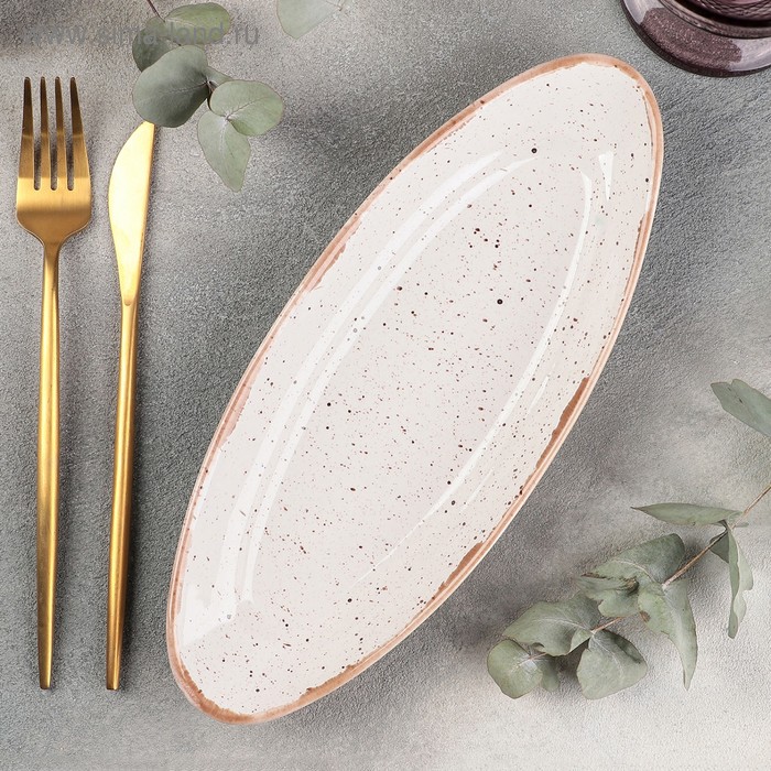 Блюдо для рыбы Punto bianca, 11,5×28 см
Блюдо для рыбы Punto bianca, 11,5×28 см