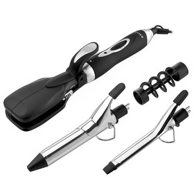 Мультистайлер BRAYER 3360BR, 75 Вт, гофре, выпрямление, щипцы d= 25 мм, шнур 1.8 м, чёрный
Мультистайлер BRAYER 3360BR, 75 Вт, гофре, выпрямление, щипцы d= 25 мм, шнур 1.8 м, чёрный