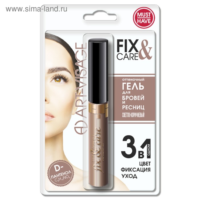Гель для бровей и ресниц Art-Visage, в блистере, тон светло-коричневый
Гель для бровей и ресниц Art-Visage, в блистере, тон светло-коричневый