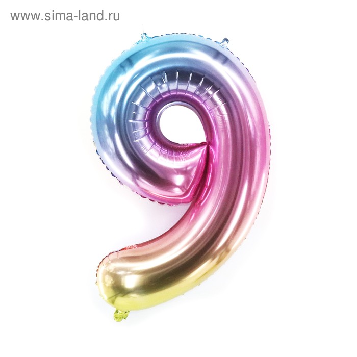 Шар фольгированный 40" «Цифра 9» 
Шар фольгированный 40" «Цифра 9»