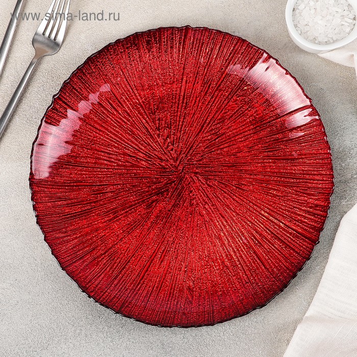 Блюдо сервировочное «Рубин», d=28 см, цвет красный
Блюдо сервировочное «Рубин», d=28 см, цвет красный