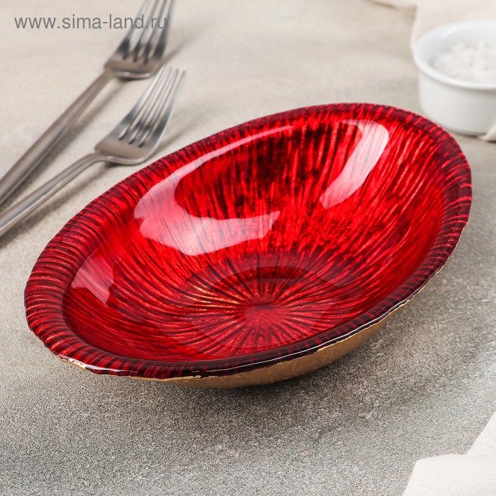 Тарелка глубокая «Рубин», 20 см, овальная
Тарелка глубокая «Рубин», 20 см, овальная