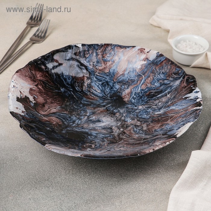 Блюдо сервировочное «Сальвадор эбру», d=30 см
Блюдо сервировочное «Сальвадор эбру», d=30 см