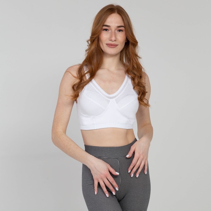 Топ женский, цвет белый, размер 95С
Топ женский, цвет белый, размер 95С