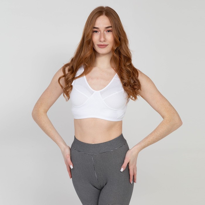 Топ женский, цвет белый, размер 95С
Топ женский, цвет белый, размер 95С