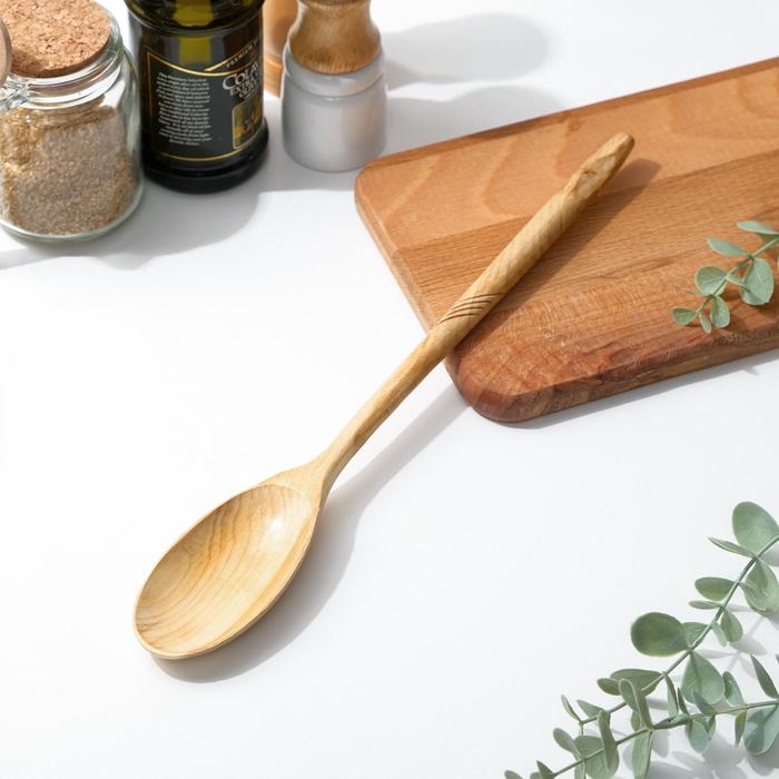 Ложка салатная (Большой черпак), можжевельник, 35 см,
Ложка салатная (Большой черпак), можжевельник, 35 см,