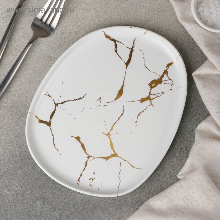 Блюдо «Марбл», 21×16,7 см, цвет белый
Блюдо «Марбл», 21×16,7 см, цвет белый