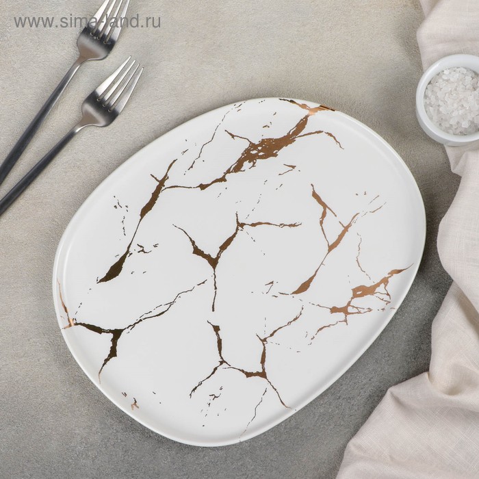 Блюдо фарфоровое «Марбл», 28,5×22,4 см
Блюдо фарфоровое «Марбл», 28,5×22,4 см