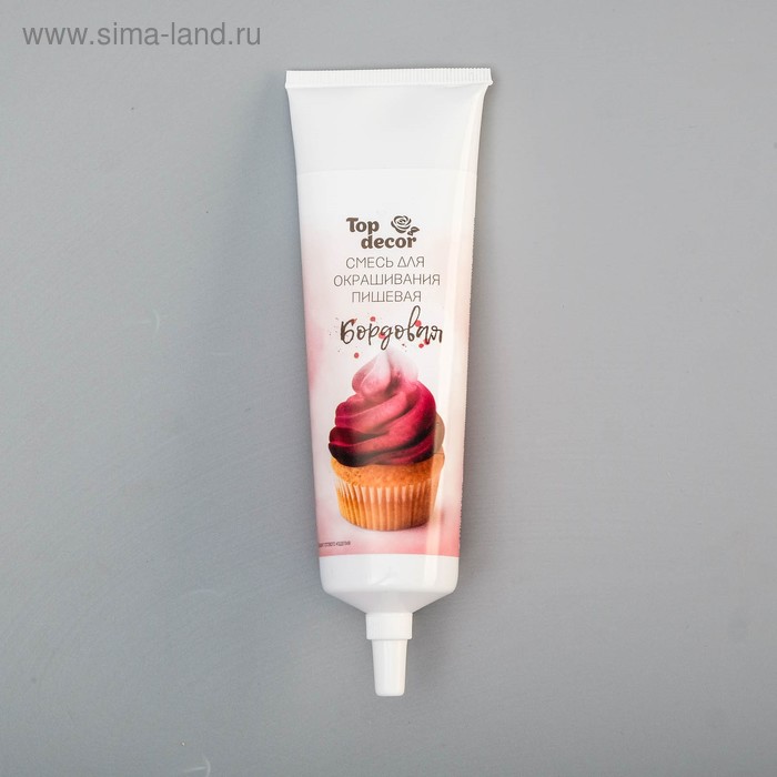 Пищевой краситель Top Decor гелевый, бордовый, 100 г
Пищевой краситель Top Decor гелевый, бордовый, 100 г