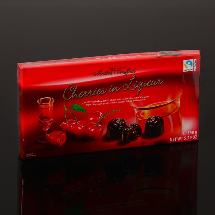 Конфеты пралине Maitre Truffout “Вишня в ликере”, 150 г
Конфеты пралине Maitre Truffout “Вишня в ликере”, 150 г