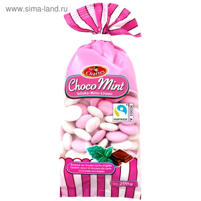 Драже Sir Charles в сахарной глазури, с мятным вкусом, 200 г
Драже Sir Charles в сахарной глазури, с мятным вкусом, 200 г