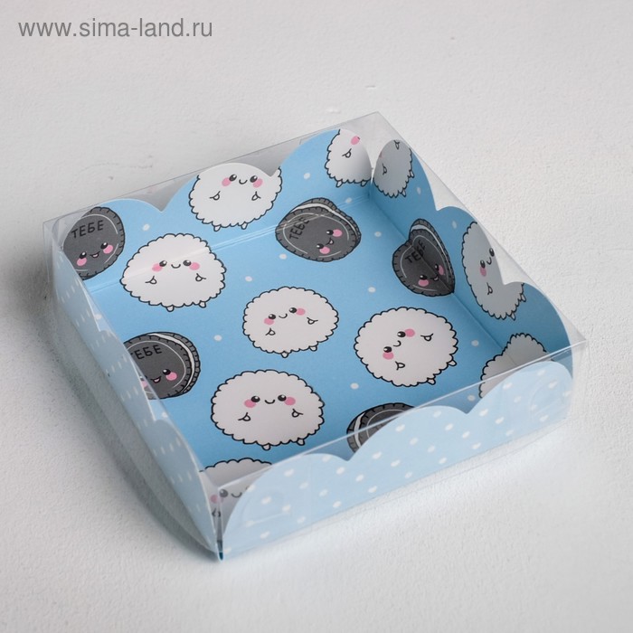 Коробка для кондитерских изделий с PVC-крышкой «Тебе», 10,5 × 10,5 × 3 см
Коробка для кондитерских изделий с PVC-крышкой «Тебе», 10,5 × 10,5 × 3 см