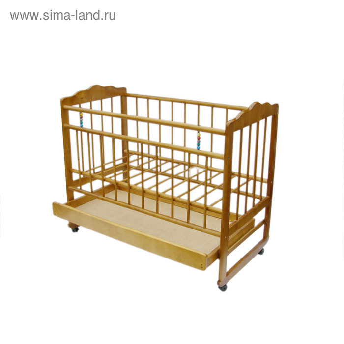 Кровать детская "Женечка-4",колесо-качалка, ящик (светлая)
Кровать детская "Женечка-4",колесо-качалка, ящик (светлая)