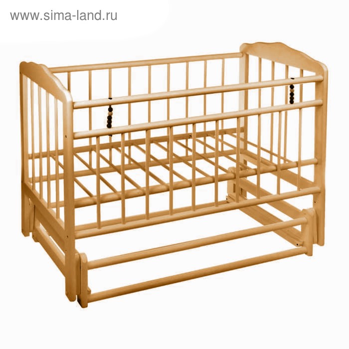 Кровать детская «Женечка-5» маятник (светлая)
Кровать детская «Женечка-5» маятник (светлая)