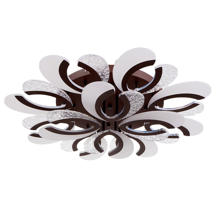 Люстра с ПДУ "Сорренто" LED 120Вт 3 режима 3000-6000К шоколадный 80х80х14 см.
Люстра с ПДУ "Сорренто" LED 120Вт 3 режима 3000-6000К шоколадный 80х80х14 см.