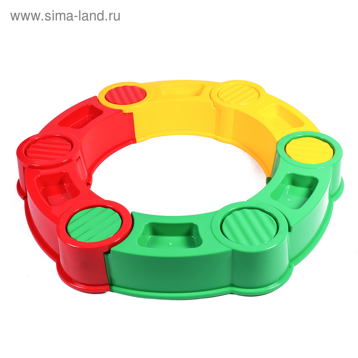 Песочница пластиковая, 115 × 115 × 20 см, разноцветная, «Круг» 
Песочница пластиковая, 115 × 115 × 20 см, разноцветная, «Круг»