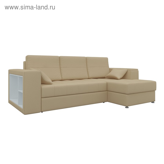 Угловой диван «Атлантис», механизм еврокнижка, экокожа, цвет бежевый
Угловой диван «Атлантис», механизм еврокнижка, экокожа, цвет бежевый