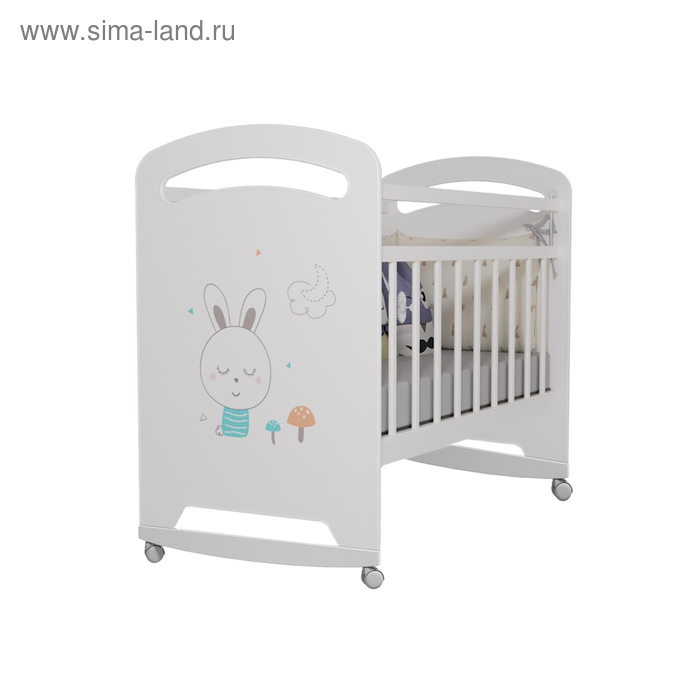 Кровать детская Lucy колесо-качалка (белый) (1200х600)
Кровать детская Lucy колесо-качалка (белый) (1200х600)