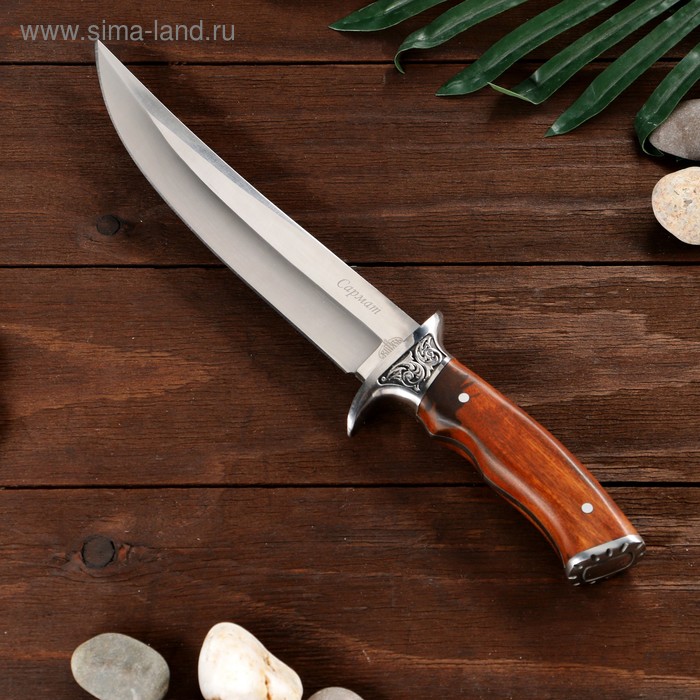 фото Нож охотничий "сармат" сталь - 50х14, рукоять - дерево, 31 см витязь