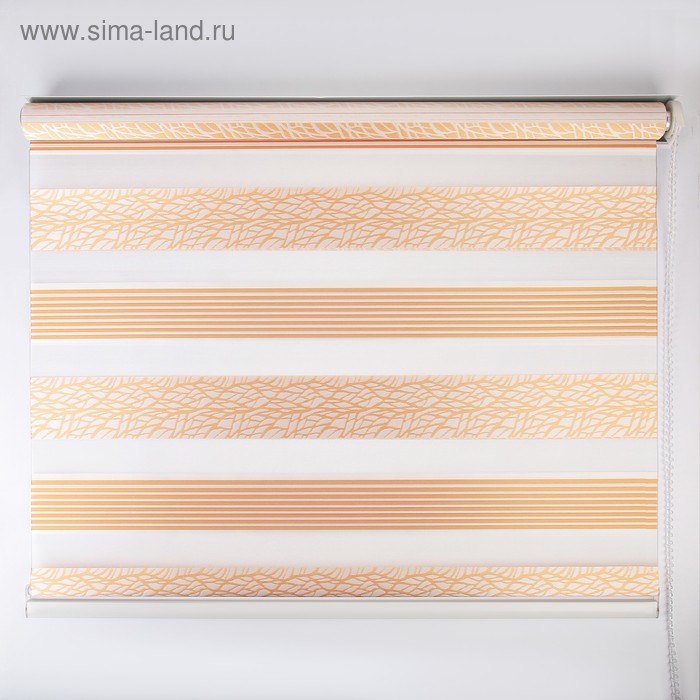 Штора рулонная «День-ночь. Паутинка», 80×180 см (с учётом креплений 3,5 см), цвет золотистый
Штора рулонная «День-ночь. Паутинка», 80×180 см (с учётом креплений 3,5 см), цвет золотистый