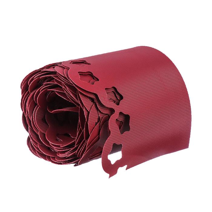 Лента бордюрная, 0.2 × 9 м, толщина 1.2 мм, пластиковая, фигурная, красная
Лента бордюрная, 0.2 × 9 м, толщина 1.2 мм, пластиковая, фигурная, красная