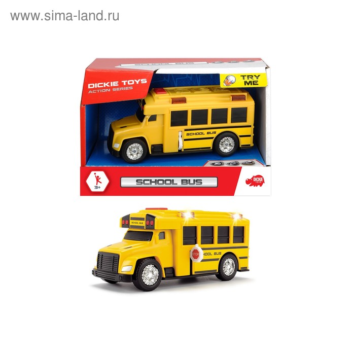 Школьный автобус со светом и звуком, 15 см
Школьный автобус со светом и звуком, 15 см