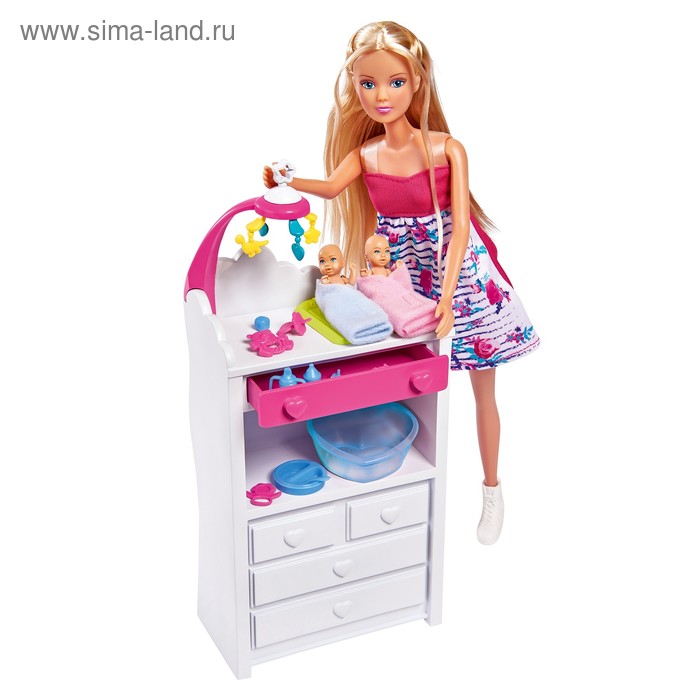 Набор: кукла «Штеффи-Мама», двойняшки с аксессуарами, 29 см
Набор: кукла «Штеффи-Мама», двойняшки с аксессуарами, 29 см