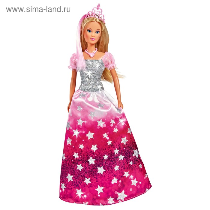 фото Кукла «штеффи», в блестящем платье со звёздочками и тиарой, 29 см simba