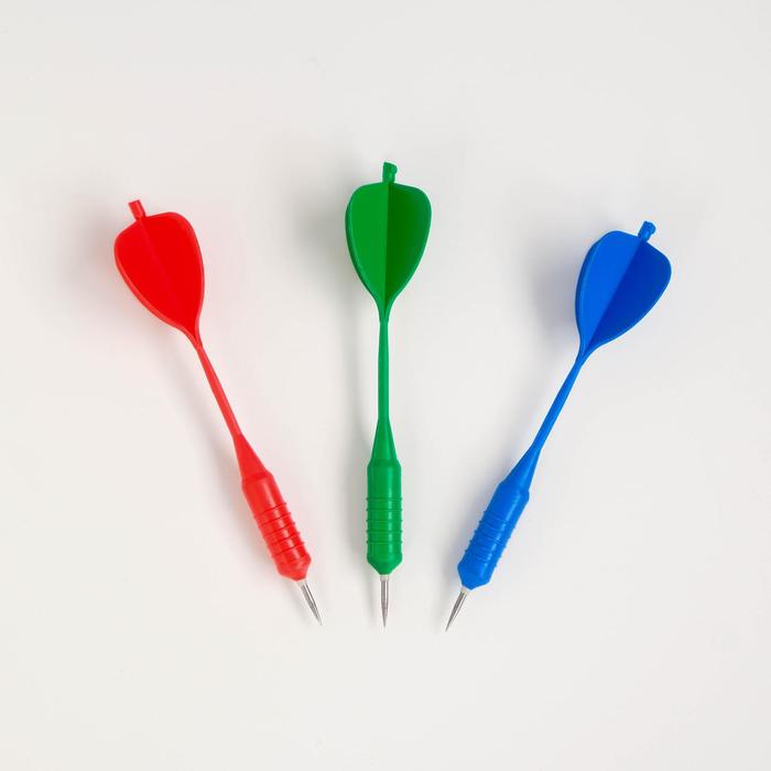 Комплект дротиков, 3 шт в блистере, 14см, микс
Комплект дротиков, 3 шт в блистере, 14см, микс