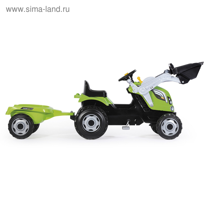 Строительный трактор, педальный, с прицепом
Строительный трактор, педальный, с прицепом