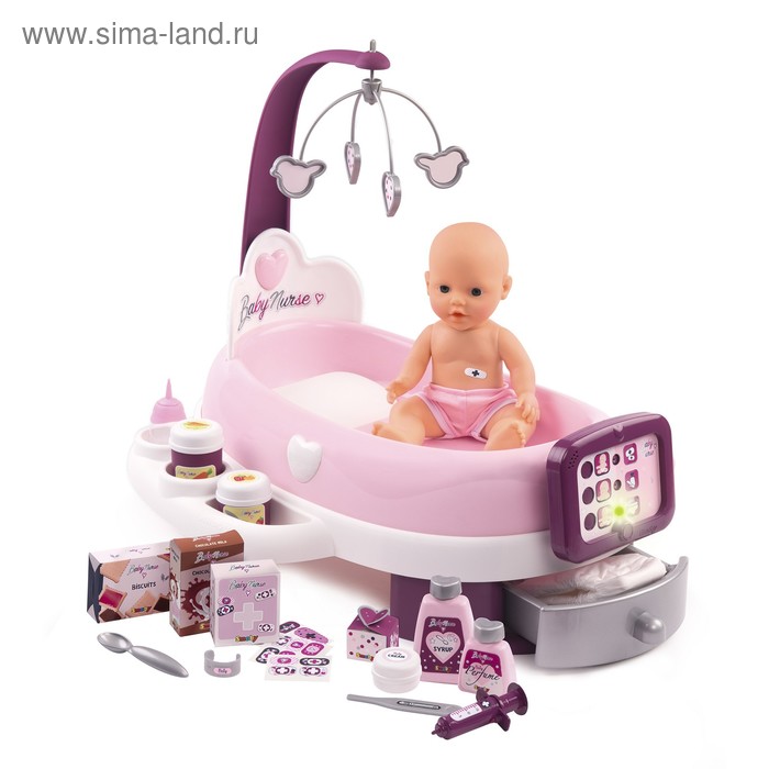 Набор по уходу с куклой и планшетом, 22 аксессуара, световые и звуковые эффекты
Набор по уходу с куклой и планшетом, 22 аксессуара, световые и звуковые эффекты