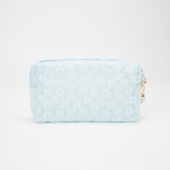 Косметичка на молнии, цвет матовый голубой
Косметичка на молнии, цвет матовый голубой