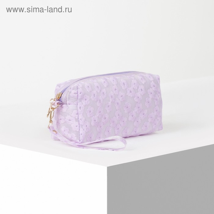 Косметичка ПВХ, отдел на молнии, с ручкой, цвет матовый сиреневый
Косметичка ПВХ, отдел на молнии, с ручкой, цвет матовый сиреневый