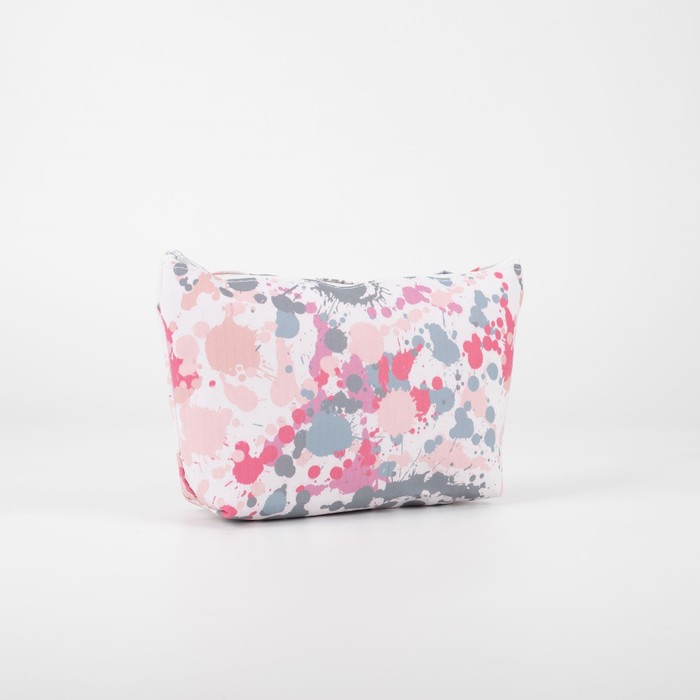 Косметичка простая, отдел на молнии, цвет бежевый