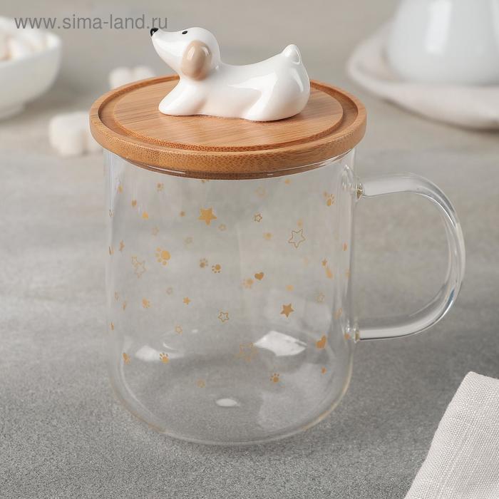 Кружка с деревянной крышкой «Счастливый пёс», 300 мл, 12×9×13 см, МИКС
Кружка с деревянной крышкой «Счастливый пёс», 300 мл, 12×9×13 см, МИКС