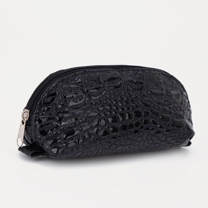 Косметичка на молнии, цвет чёрный
Косметичка на молнии, цвет чёрный