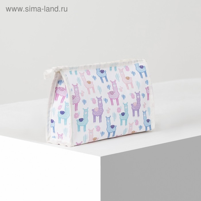 Косметичка, отдел на молнии, цвет белый
Косметичка, отдел на молнии, цвет белый