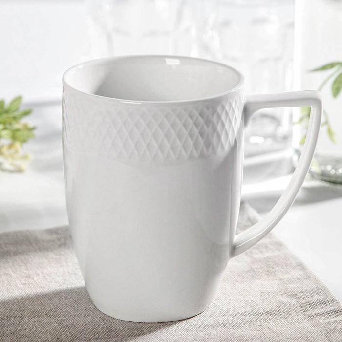 Кружка фарфоровая «Юлия Высоцкая», 450 мл, цвет белый
Кружка фарфоровая «Юлия Высоцкая», 450 мл, цвет белый