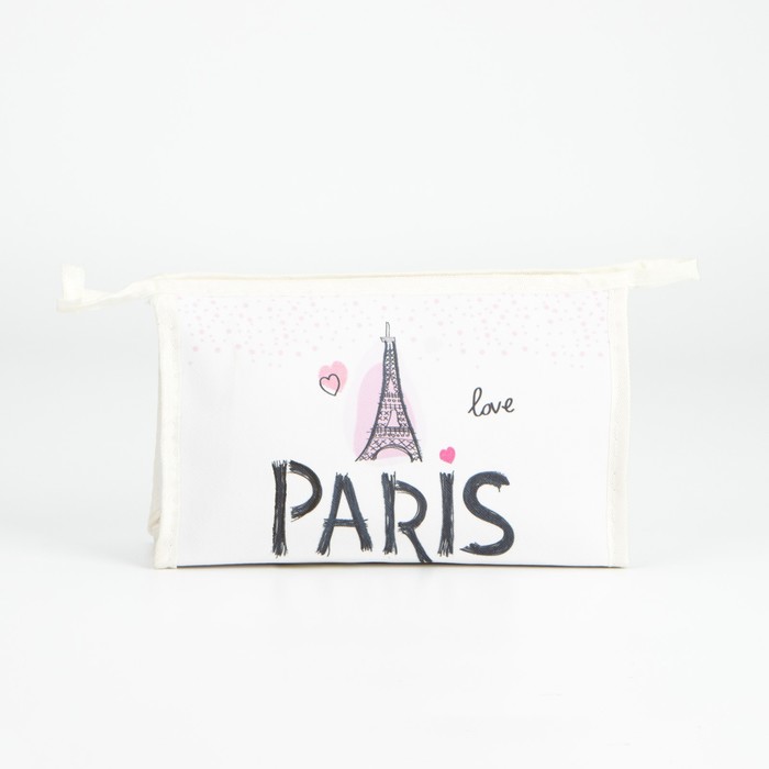 Косметичка, отдел на молнии, цвет белый
Косметичка, отдел на молнии, цвет белый