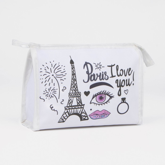 Косметичка на молнии, цвет белый
Косметичка на молнии, цвет белый