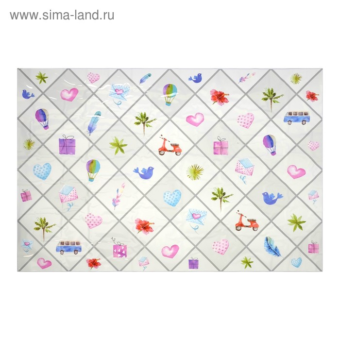 Наклейка на кафельную плитку "Путешествие" 60х90 см
Наклейка на кафельную плитку "Путешествие" 60х90 см