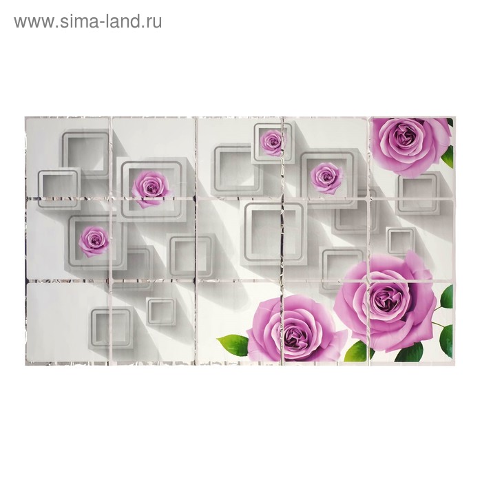Наклейка на кафельную плитку "Розы и квадраты" 75х45 см
Наклейка на кафельную плитку "Розы и квадраты" 75х45 см