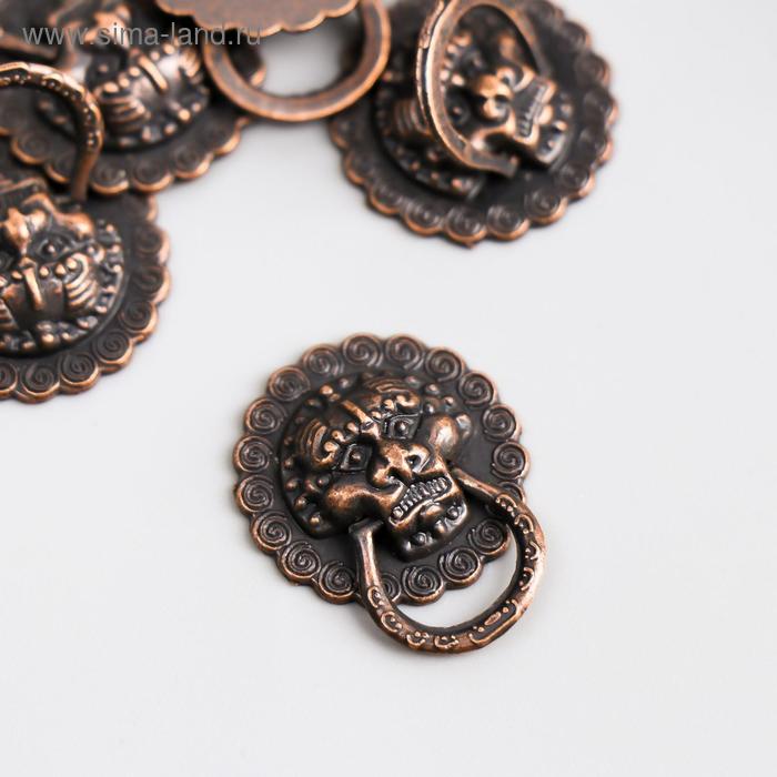 Ручка "Голова зверя" d-1,9 см цвет бронза
Ручка "Голова зверя" d-1,9 см цвет бронза