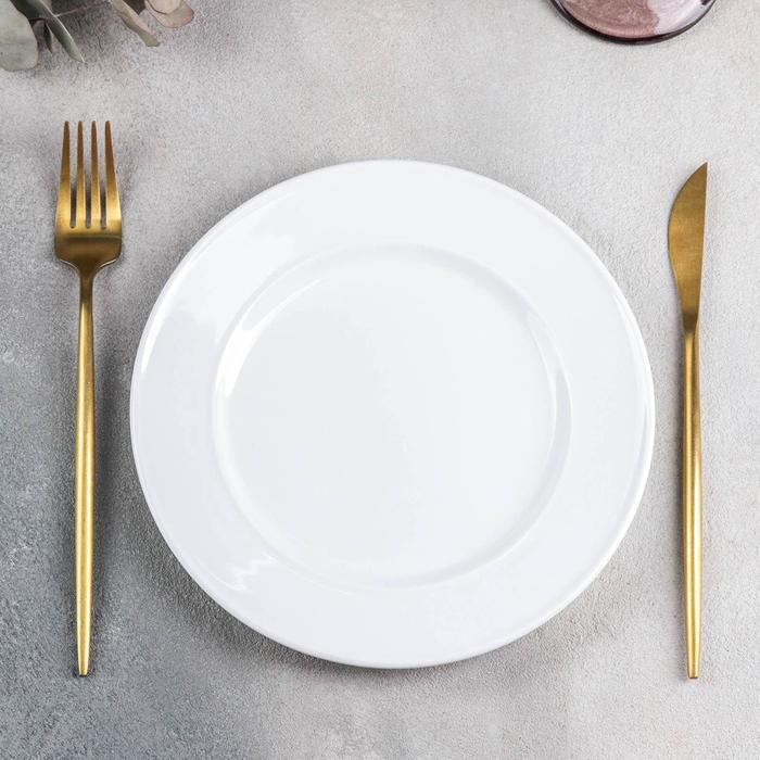 Тарелка десертная, d=20,5 см, цвет белый
Тарелка десертная, d=20,5 см, цвет белый