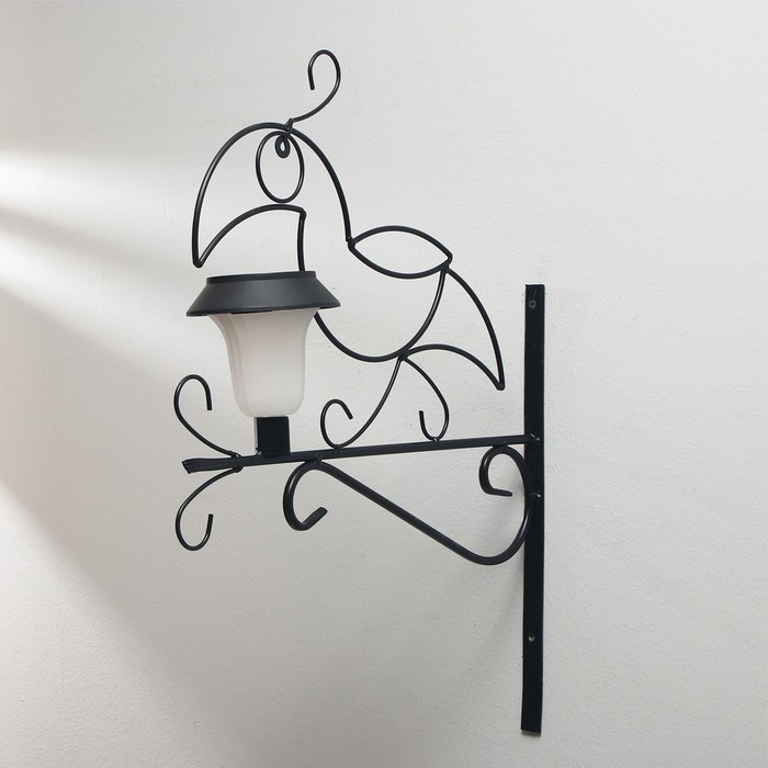 Кронштейн для кашпо, кованый, с фонарём, 46 см, металл, чёрный, «Птица»
Кронштейн для кашпо, кованый, с фонарём, 46 см, металл, чёрный, «Птица»