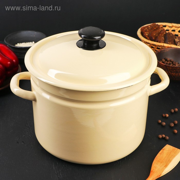 Кастрюля цилиндрическая, 6 л, без деколи, цвет слоновая кость
Кастрюля цилиндрическая, 6 л, без деколи, цвет слоновая кость