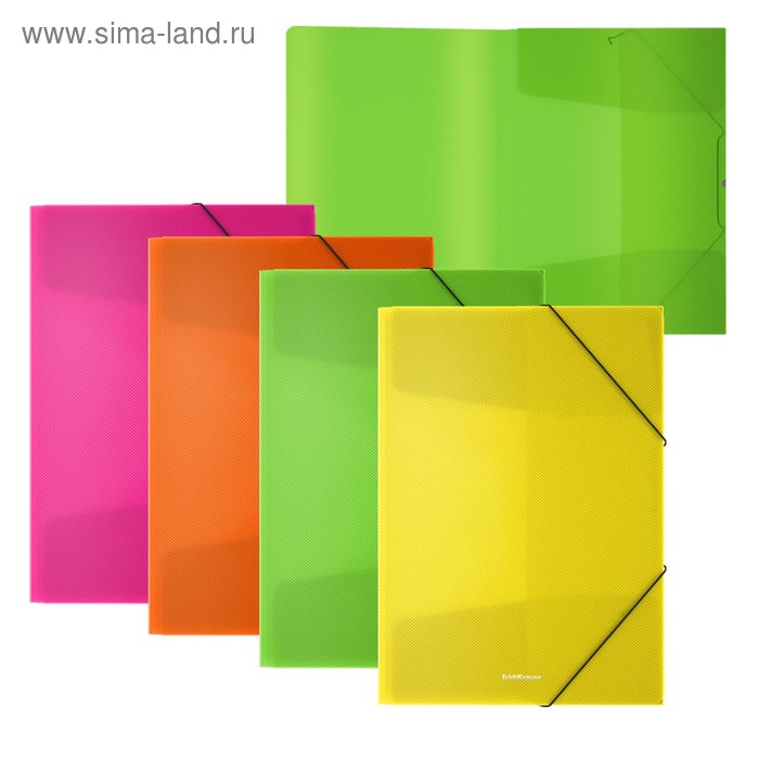 Папка на резинках А4 ErichKrause "Diagonal Neon" микс 50383
Папка на резинках А4 ErichKrause "Diagonal Neon" микс 50383