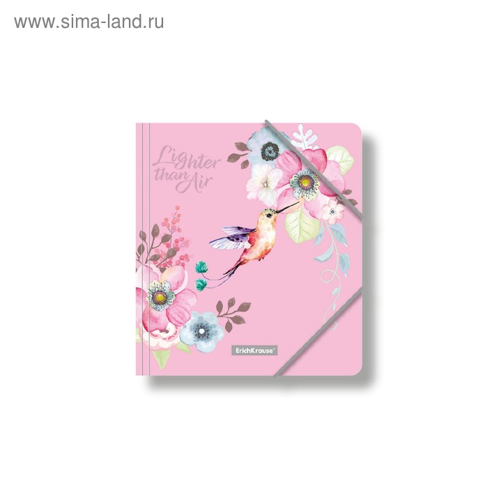 Папка на резинке для тетрадей A5+, 550 мкм, ErichKrause Colibri, до 300 листов, с рисунком 
Папка на резинке для тетрадей A5+, 550 мкм, ErichKrause Colibri, до 300 листов, с рисунком